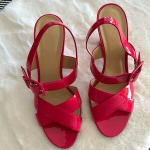 Pink J. Crew Sandler
